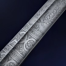 British Suakin Expedition 1854 Pattern Grenadier Guards Officer Sword, Ambrose Goddard 18
